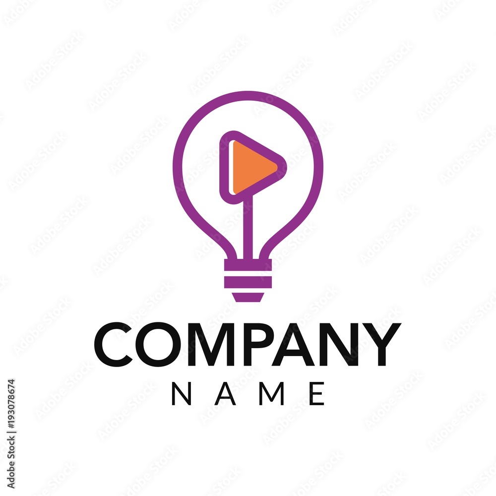 video vector logo icon illustration
