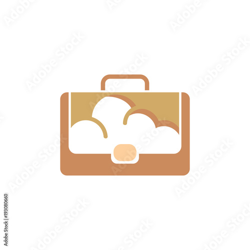 Cloud Job Logo Icon Design