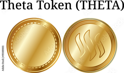 Set of physical golden coin Steem Dollars (SBD)