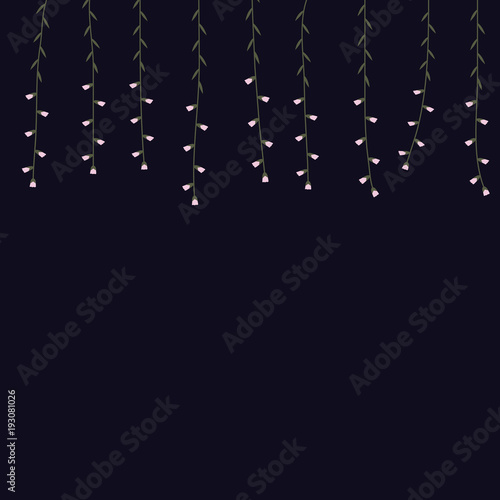 Wallpaper Mural Vector floral border. Floral decoration.  Torontodigital.ca