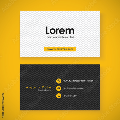 Business Card Template. creative business card