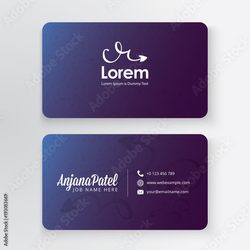 Business Card Template. creative business card