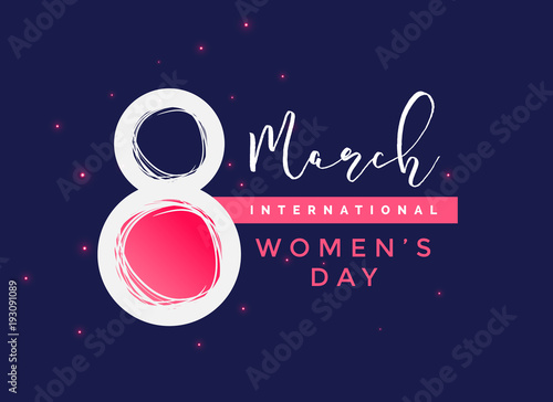 international women's day  vector background