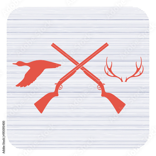 Hunting club logo icon