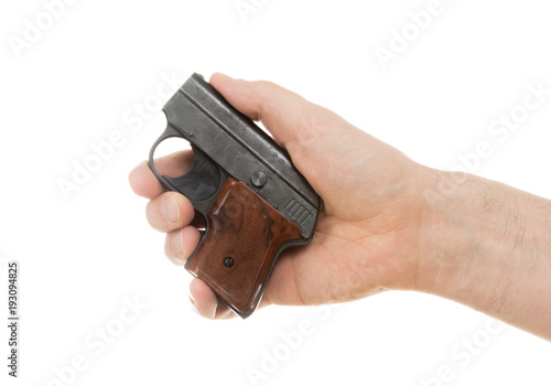 Small old alarm pistol