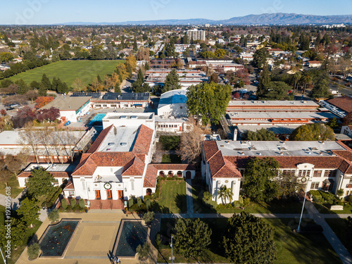 Aerial photo of Campbell in California