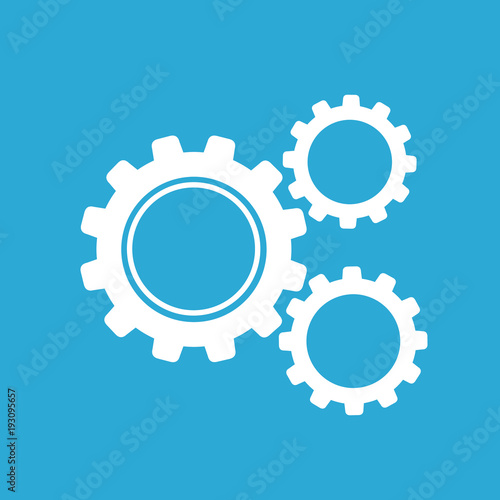 Automation Process Icon, business concept, Flat Design, VECTOR illustration.