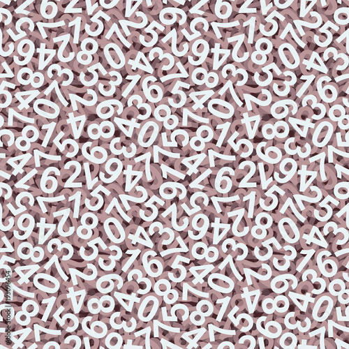 seamless numbers background