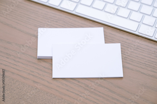Empty business cards