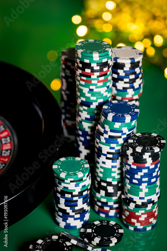 Konstfotografi roulette casino background