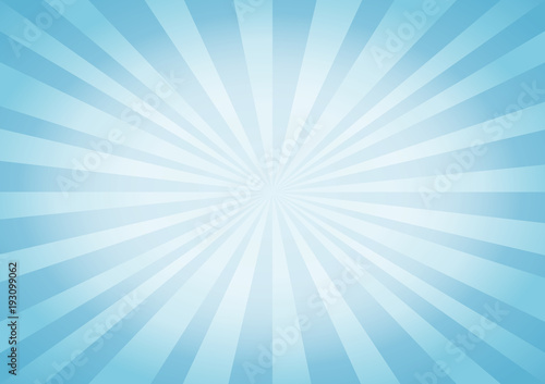 Abstract soft Blue rays background. Vector