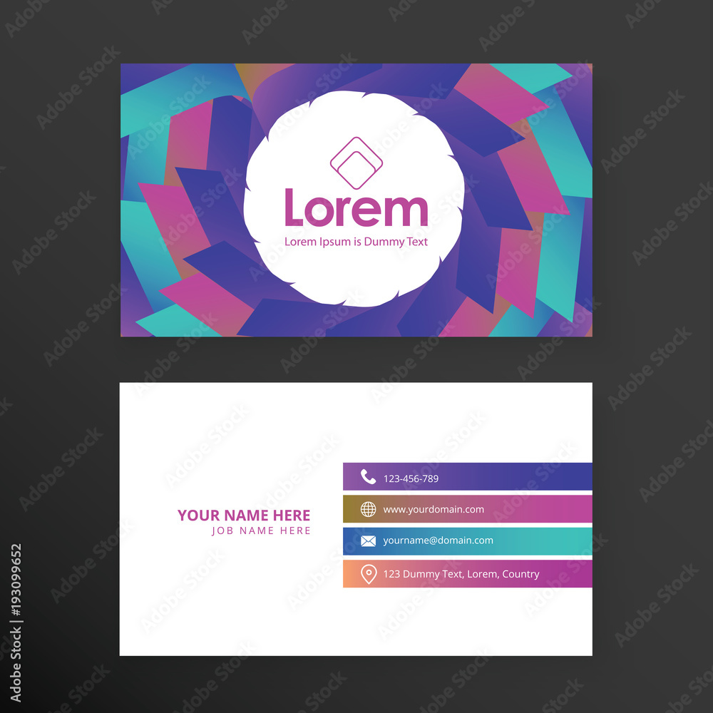 Fototapeta premium Modern Creative and Clean Business Card Template
