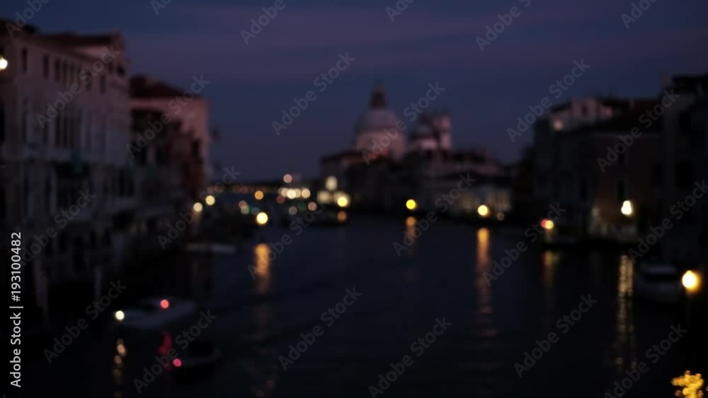 Abstract blurred background of Grand Channel, Venice, Italy Abstract blurred background of Grand Channel, Venice, Italy