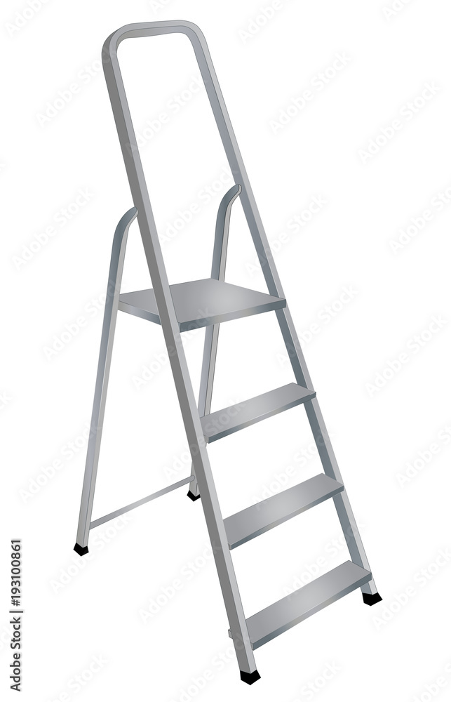 metal step ladder vector eps 10 metal step ladder vector eps 10