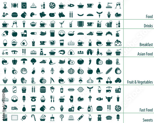 Food and Drink Icon Set