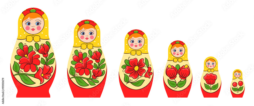 Russian Stacking Doll Set