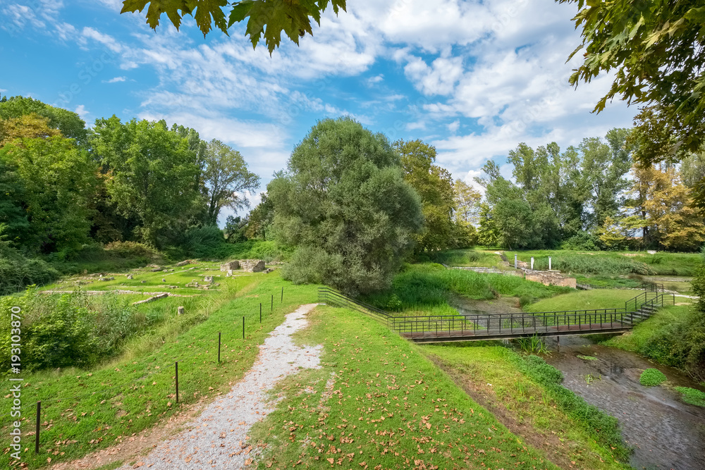 Archeological Park. Dion, Greece