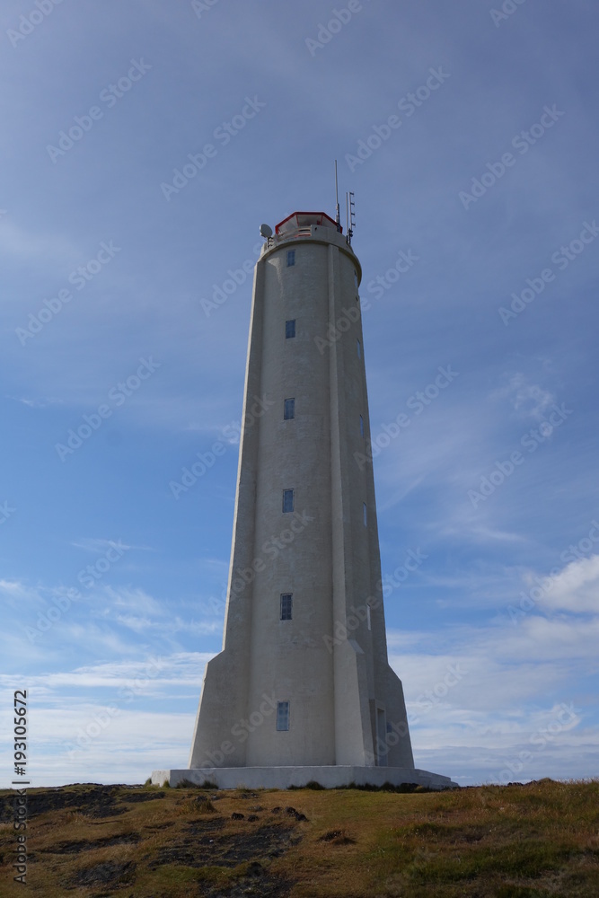 アイスランド共和国、スナイフェルス半島先端の灯台