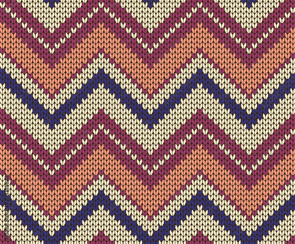 Seamless vector knitted texture Seamless vector knitted texture