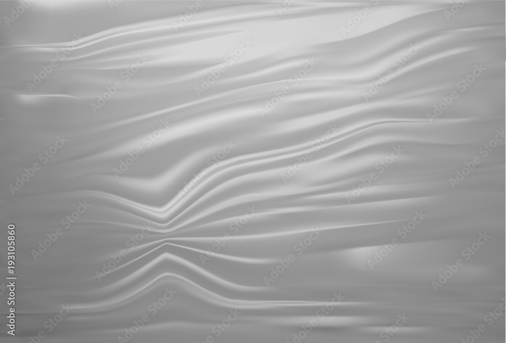 Obraz premium Crumpled plastic wrap