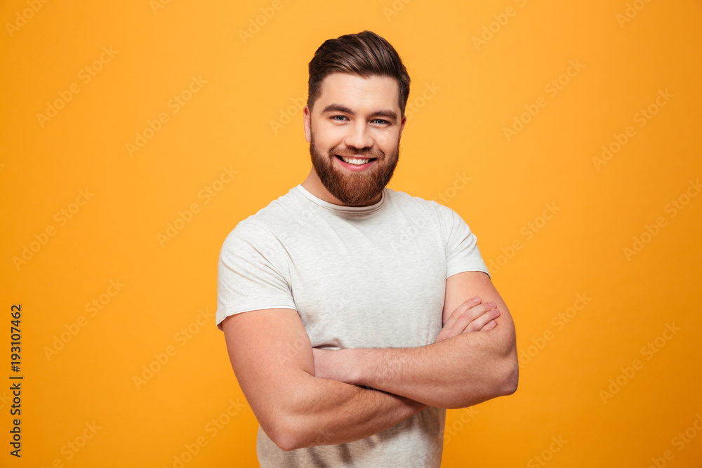 Portrait of a smiling bearded man Portrait of a smiling bearded man