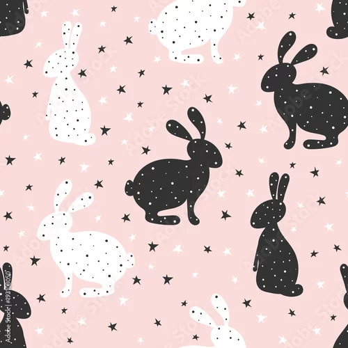 Tapety Wzór z królikami.