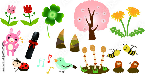 Japanese Spring material set 2.eps