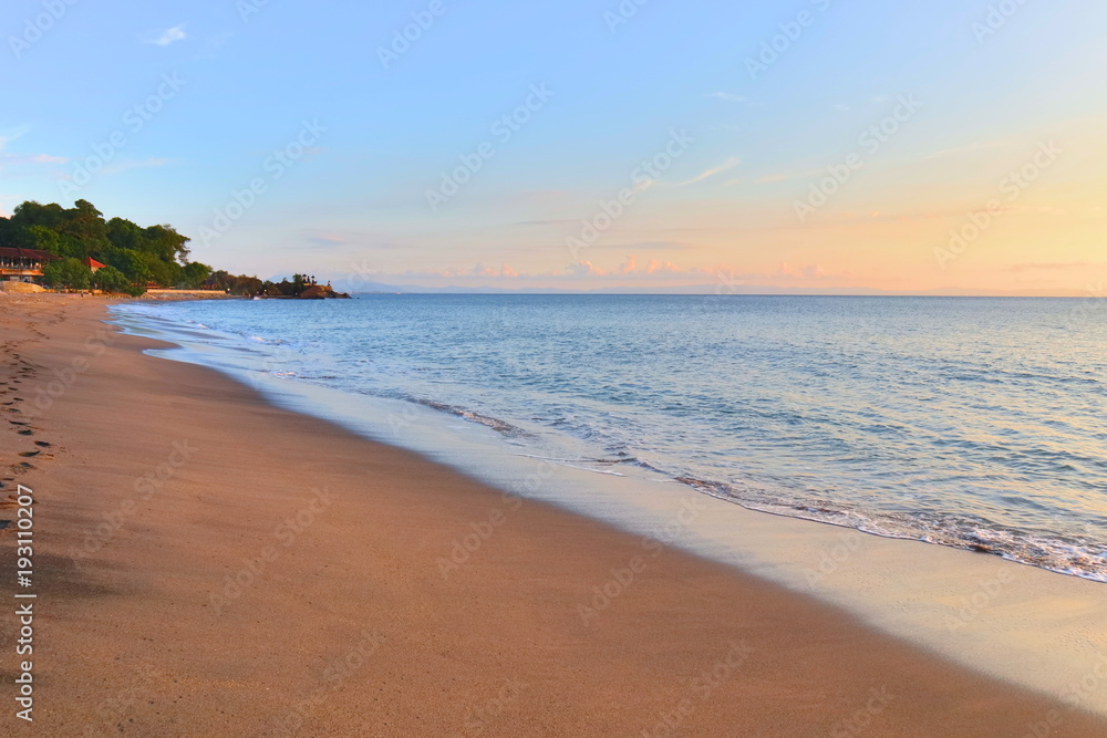 Sunset view in Sengigi Beach, Lombok Island, Indonesia Sunset view in Sengigi Beach, Lombok Island, Indonesia