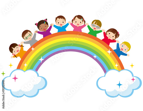 虹と世界の子供たち