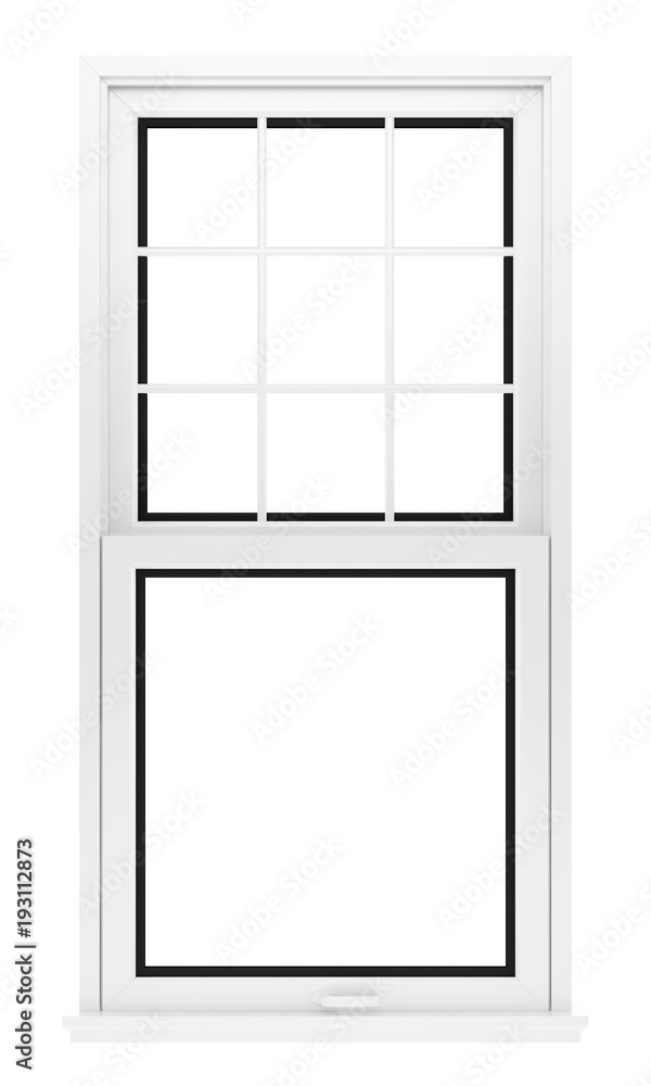 window isolated on white background window isolated on white background