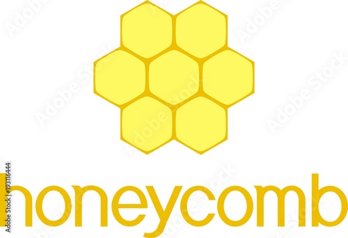 Honeycomb with title