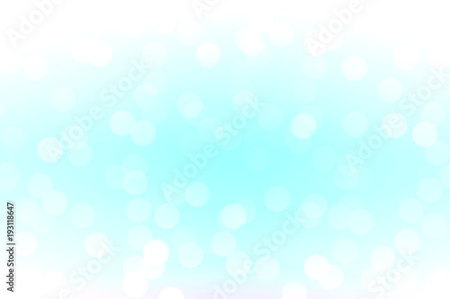 light blue white bokeh background