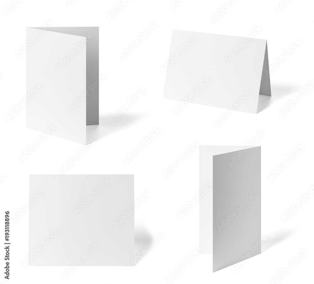 folded leaflet white blank paper template book desktop calendar folded leaflet white blank paper template book desktop calendar