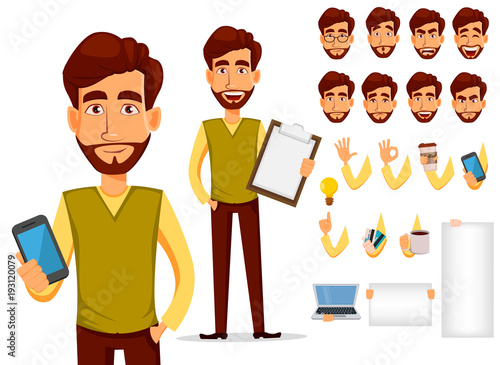 Business man with beard