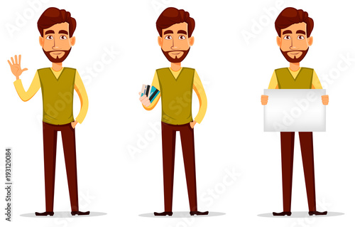 Business man with beard