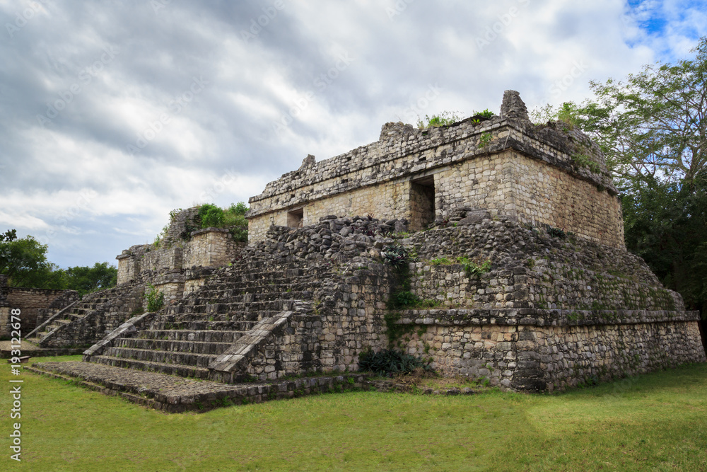 Ruins of Ek Balam ancient Mayan city. Ruins of Ek Balam ancient Mayan city.