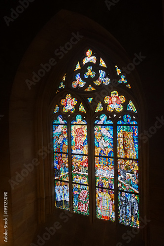 prague church interior - window