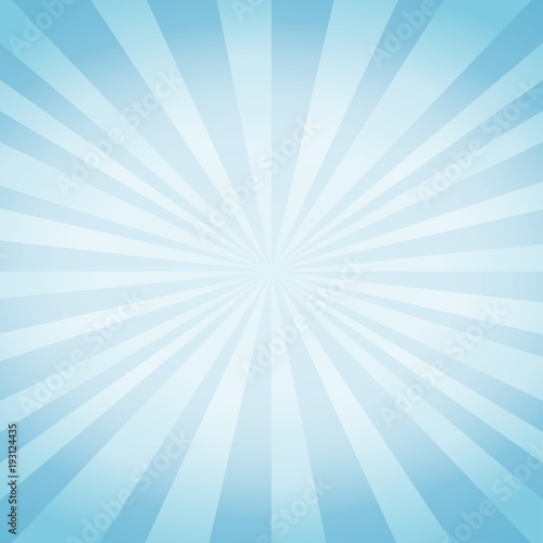 Abstract light soft Blue rays background. Vector