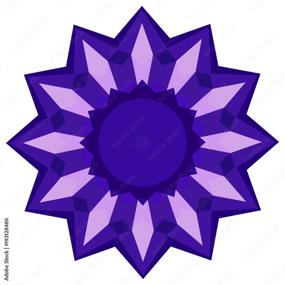 Round Purple Geometric Backdrop Round Purple Geometric Backdrop