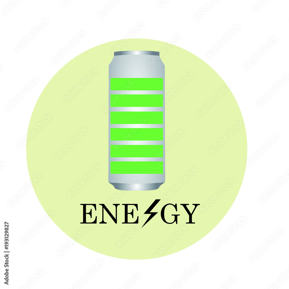 energetik on a light background with charging like a phone energetik on a light background with charging like a phone
