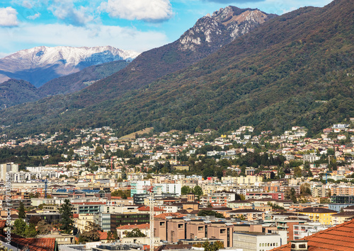 Lugano cityscape