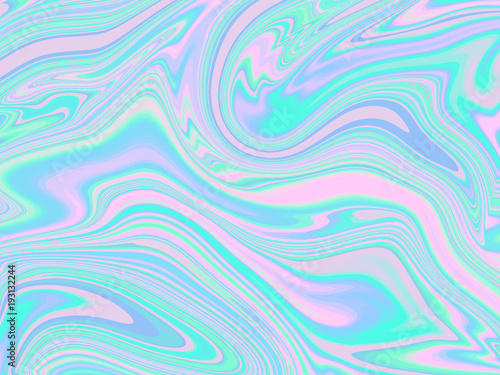 Holographic abstract background in pastel, neon color . Vector illustration for poster, brochure, invitation, cover book, catalog.
