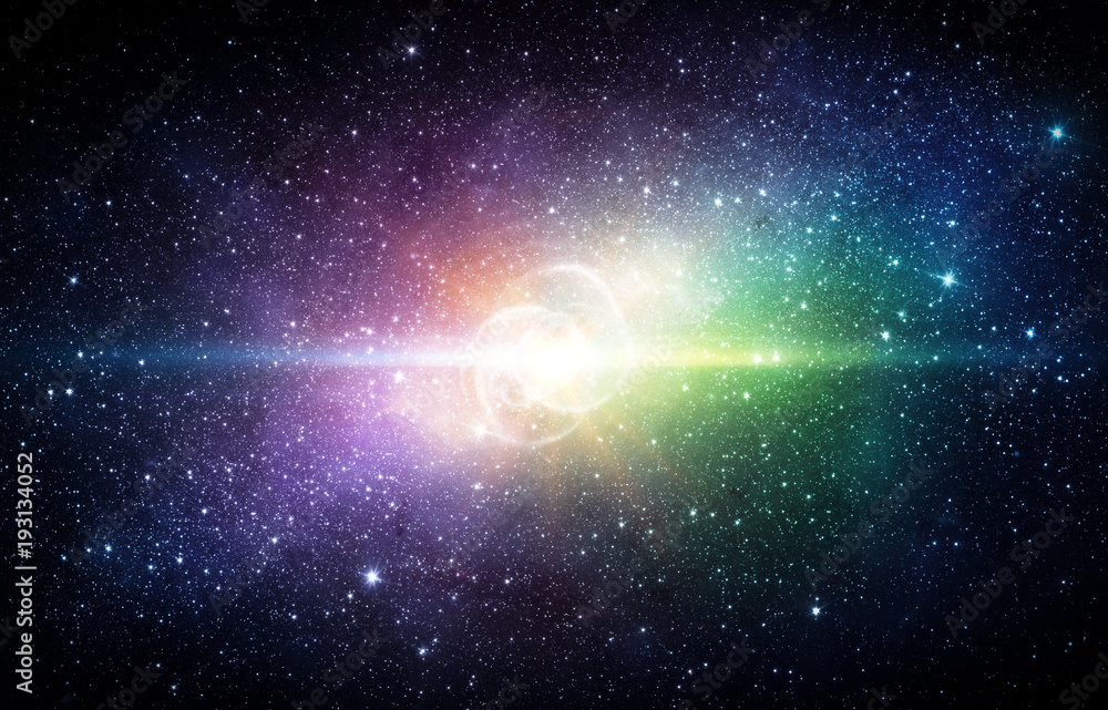 Fototapeta premium Universe filled with stars, nebula and galaxy. Elements of this image furnished by NASA.