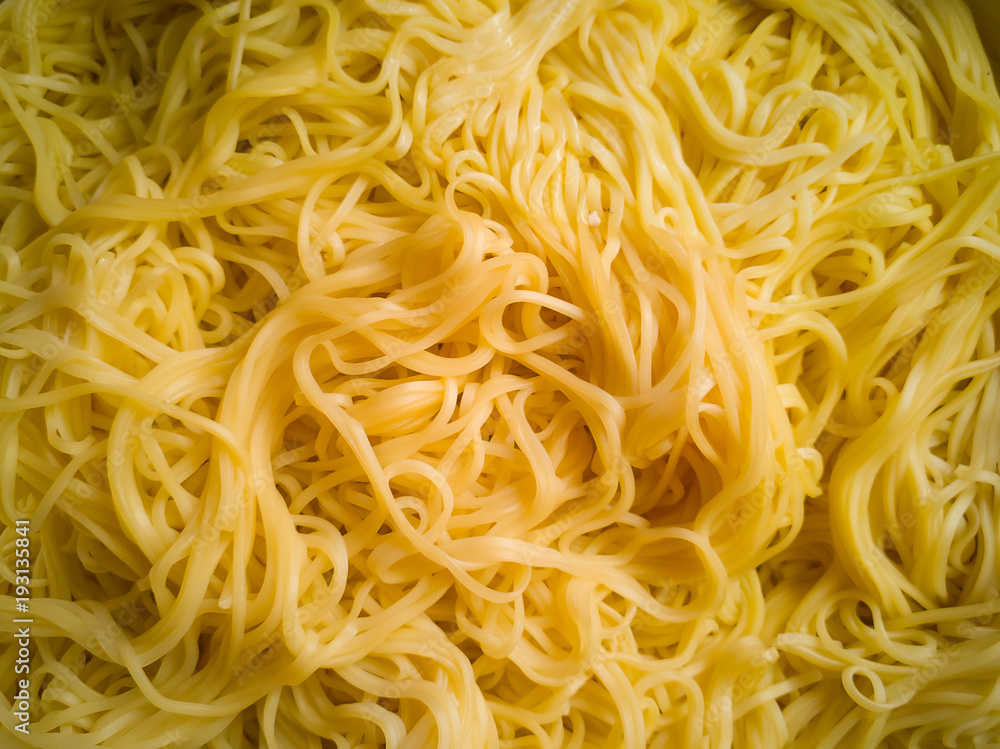 The noodles for cooking Ramen is a Japanese dish image close up. The noodles for cooking Ramen is a Japanese dish image close up.