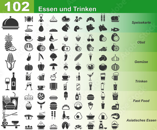 Essen und Trinken - 102 Iconset / Grün