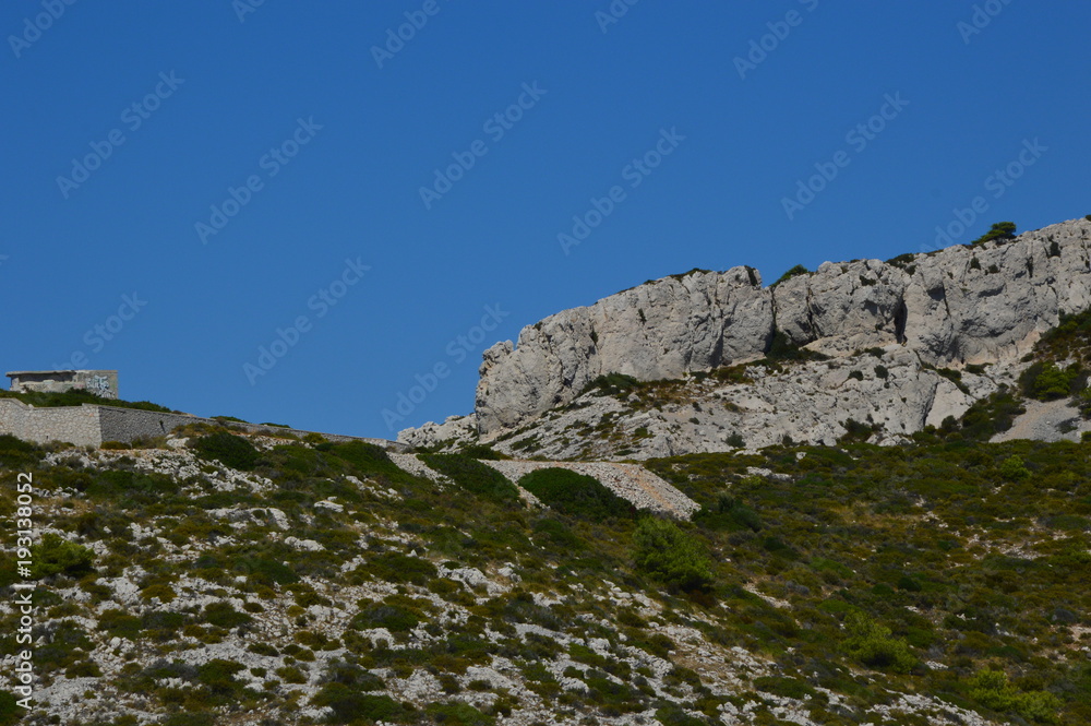 Zoom on the mountains around marseille Zoom on the mountains around marseille