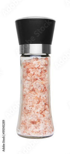 Glass saltcellar with salt