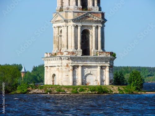 Kalyazin. Belfry of the Cathedral of St. Nicholas. Russia photo