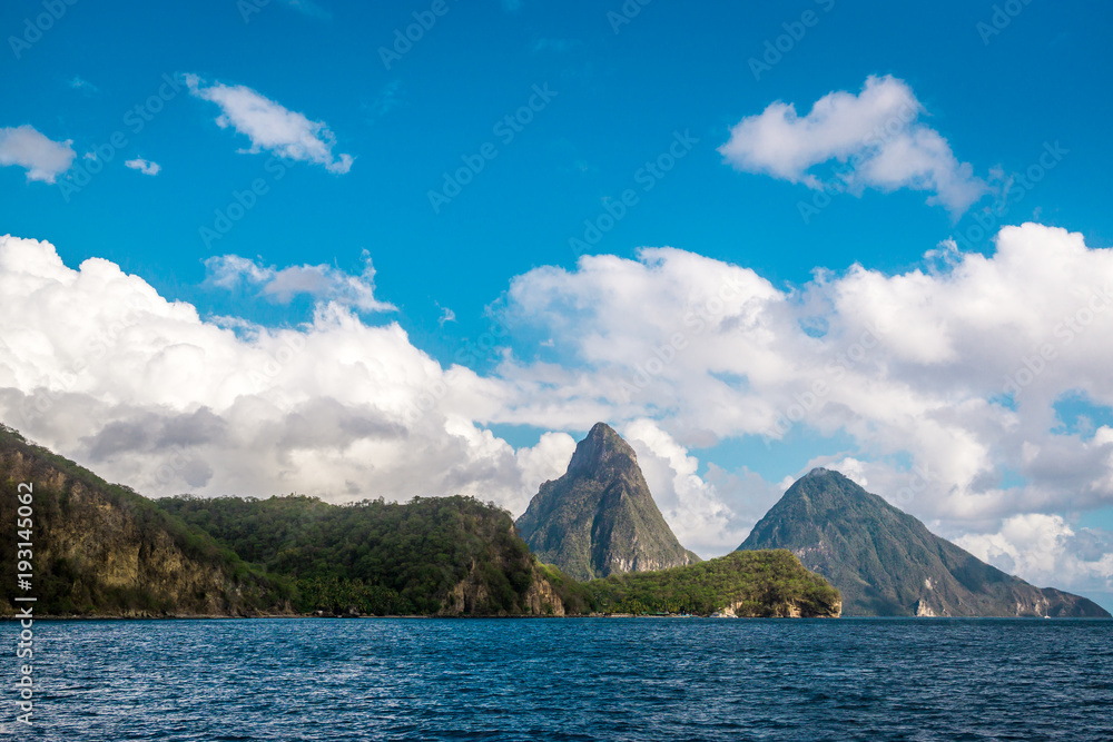 The Pitons - mountains - St. Lucia