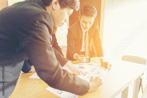 business couple working tog...